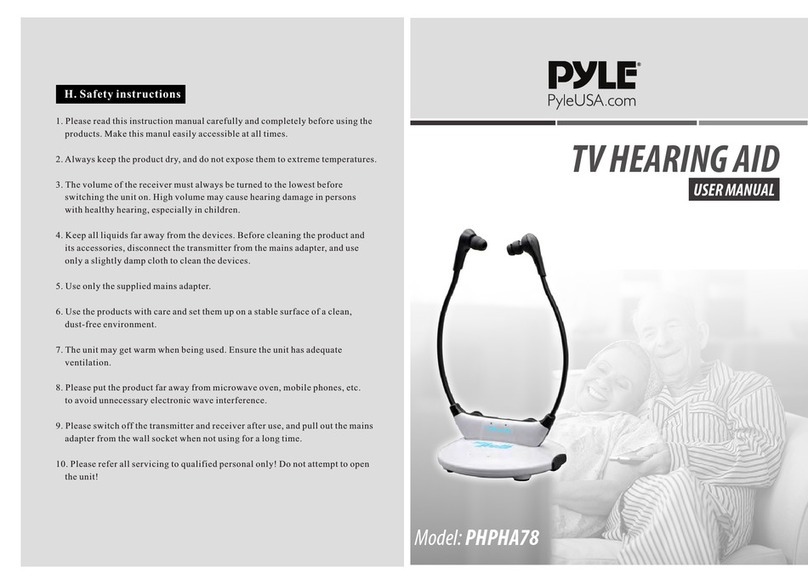 Pyle PHPHA78 User manual
