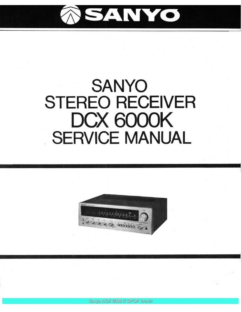Sanyo DCX 6000K Service manual