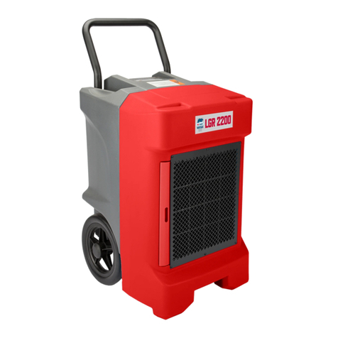 B-Air VANTAGE LGR 2200 User manual