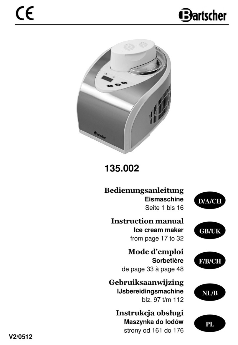 Bartscher 135.002 instruction manual