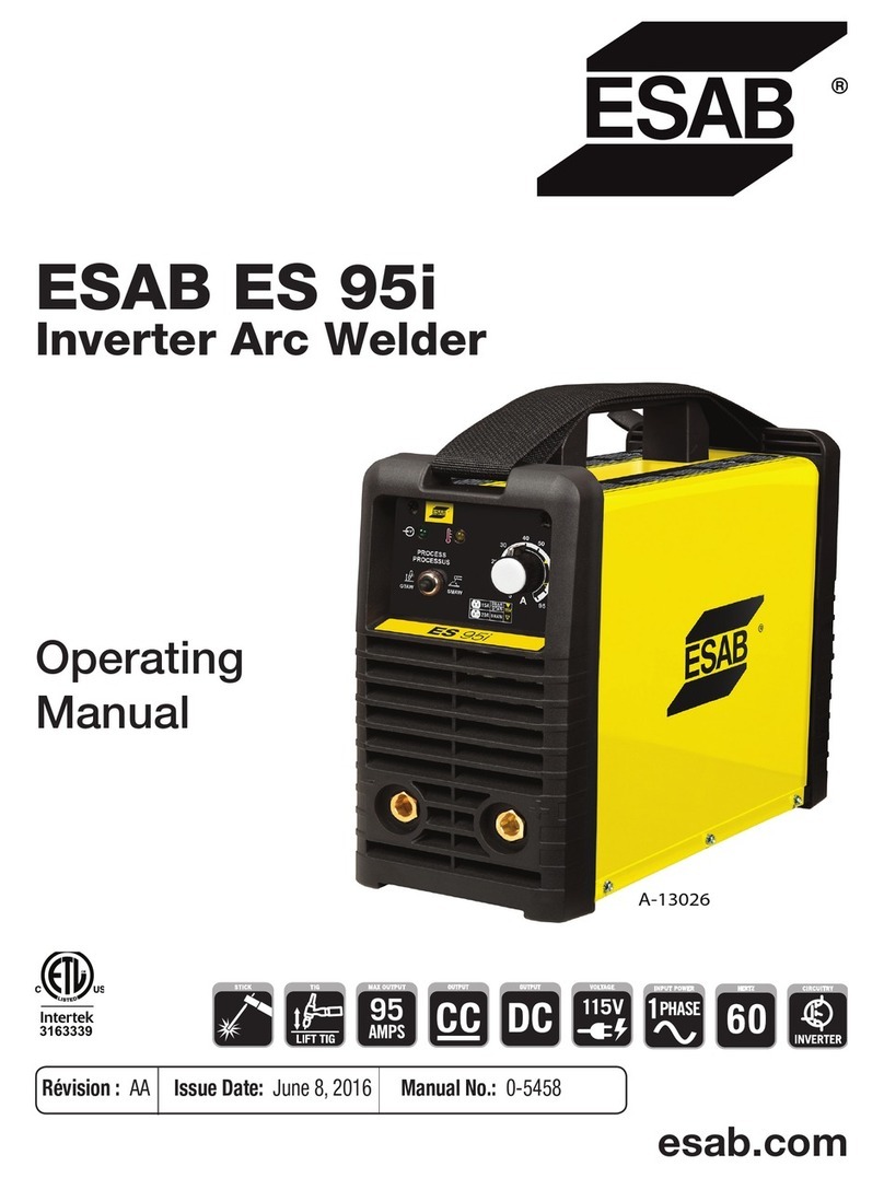 ESAB ES 95i User manual