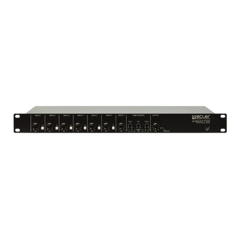 Ecler ESAM702 user manual