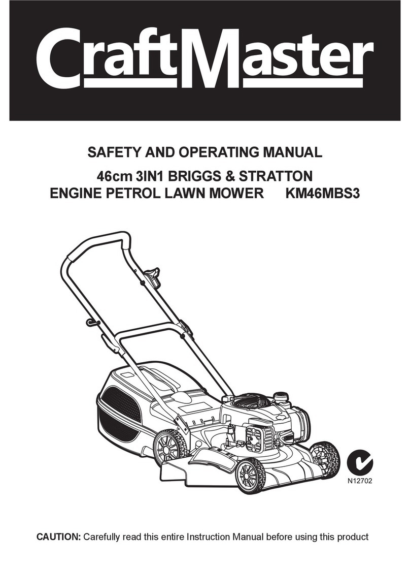 CRAFTMASTER KM46MBS3 Safety and operating manual