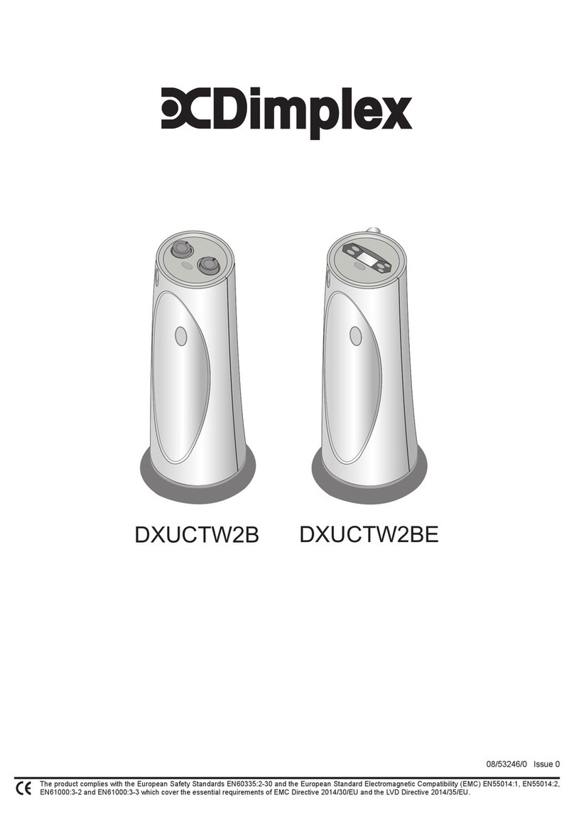 Dimplex DXUCTW2B User manual