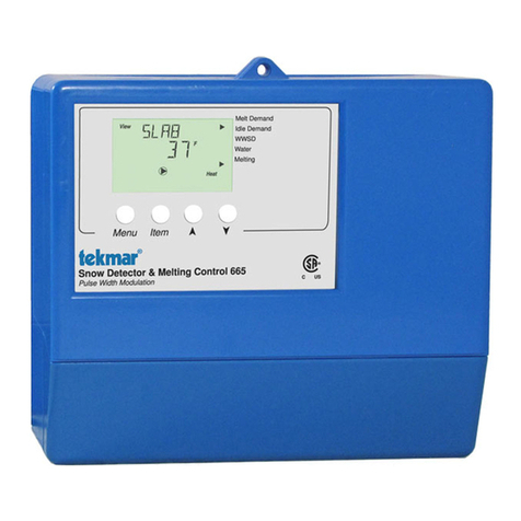 Tekmar 665 Installation & operation manual