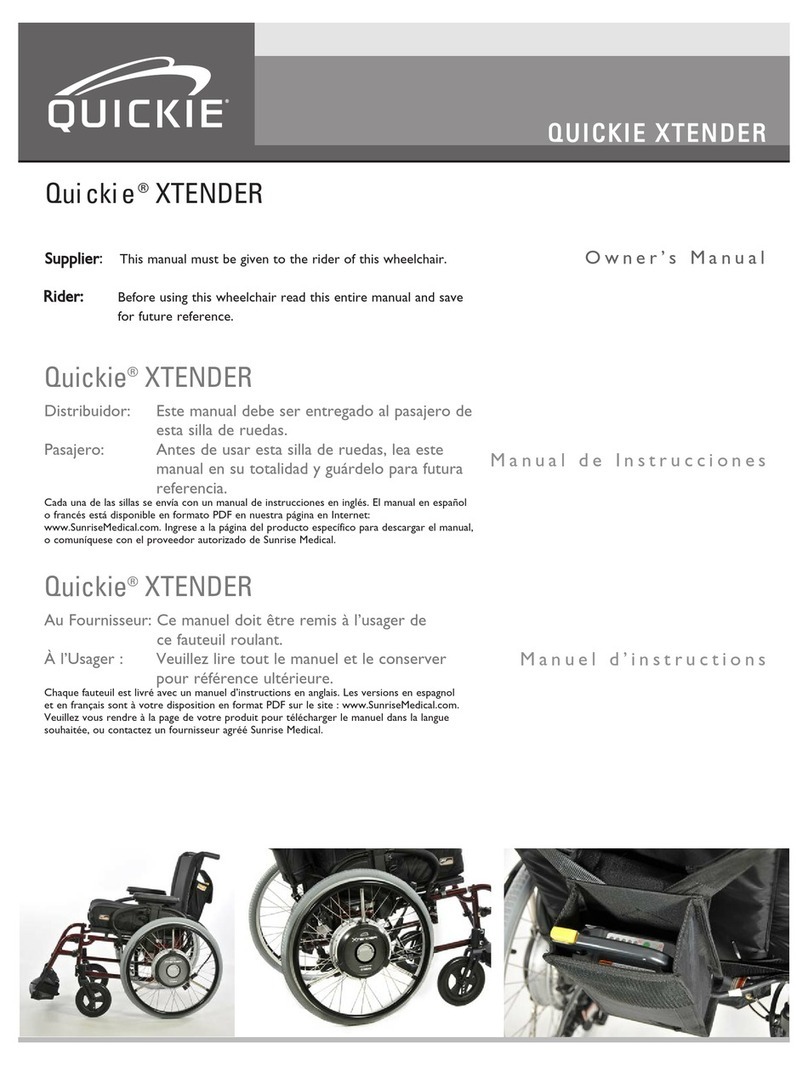 Quickie XTENDER User manual