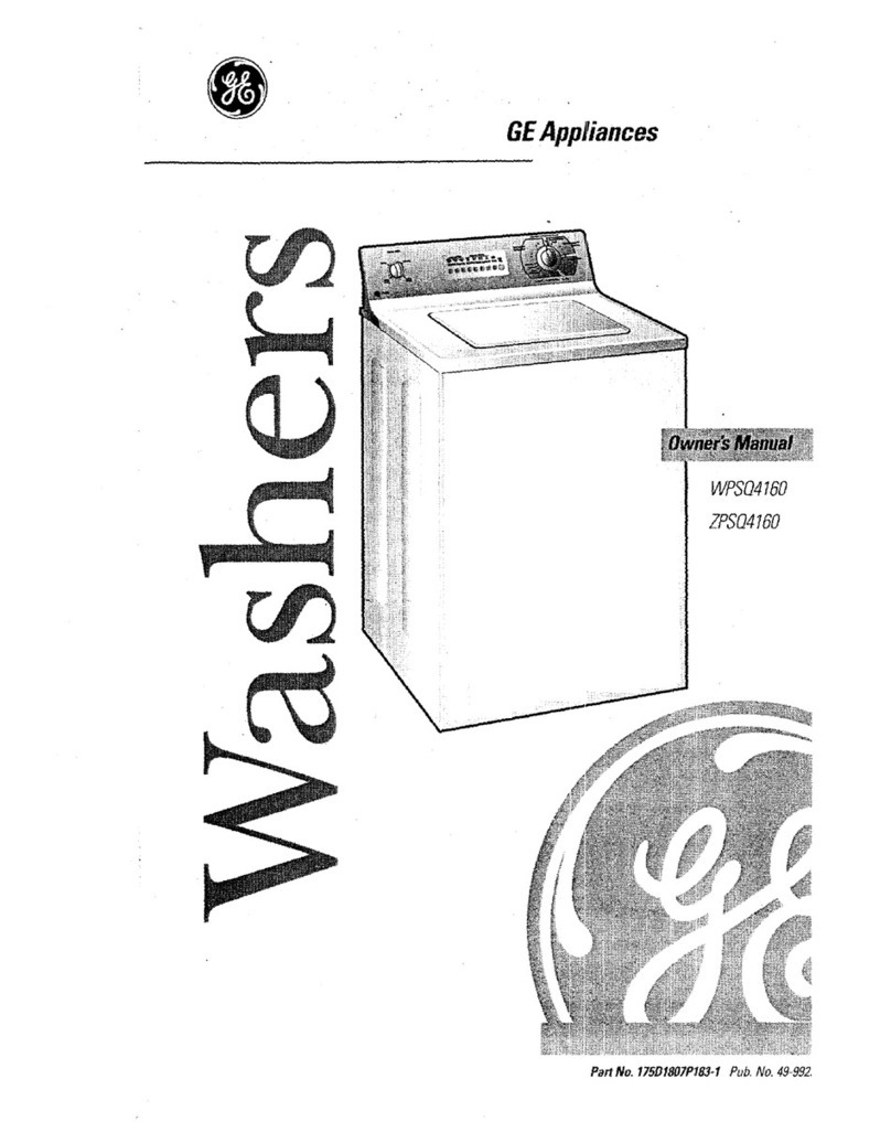 GE WPSQ4160 User manual