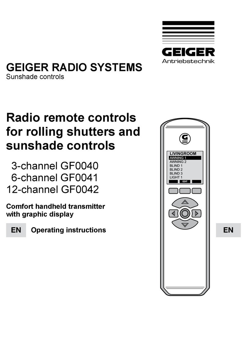 GEIGER GF0040 User manual