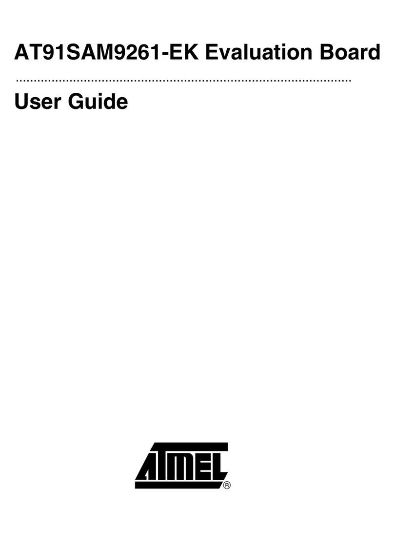 Atmel AT91SAM9261-EK User manual