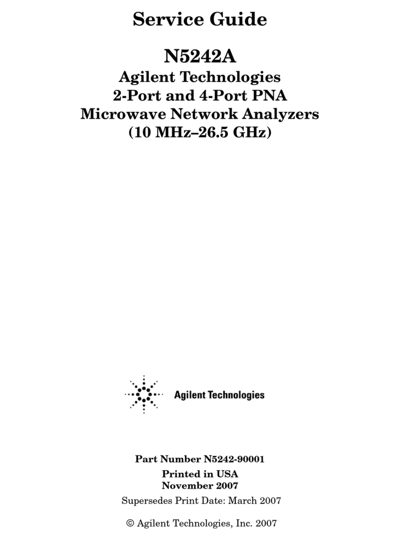 Agilent Technologies N5242A User manual