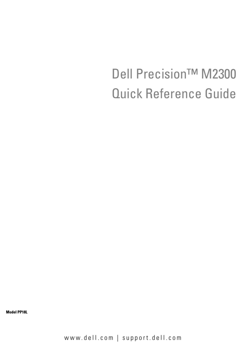 Dell Precision M2300 User manual