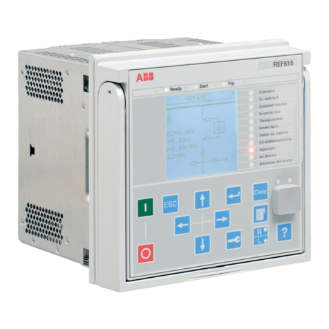 ABB relion REF615 Instructions for use