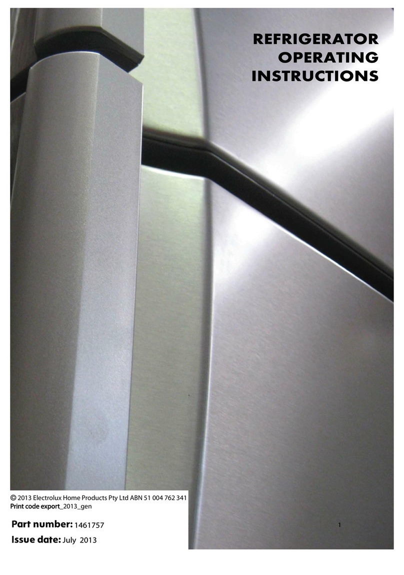 Electrolux FBE5100SCRE User manual