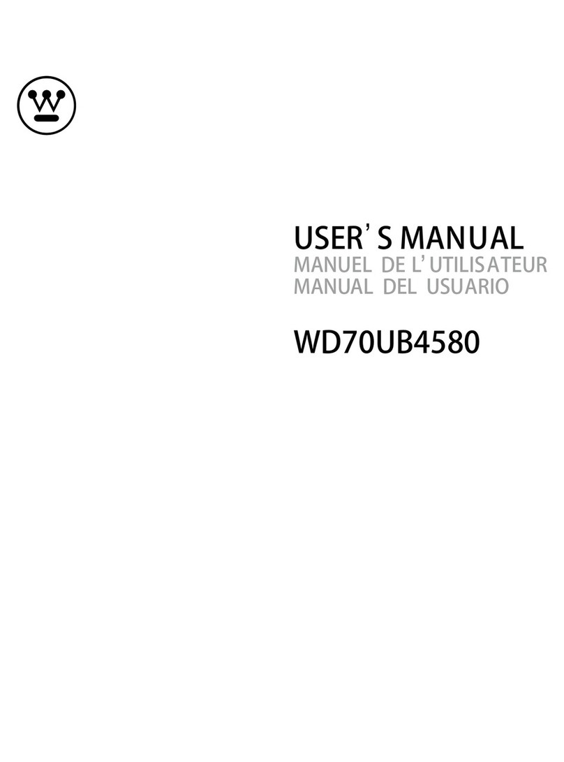 Westinghouse WD70UB4580 User manual Westinghouse WD70UB4580 User manual