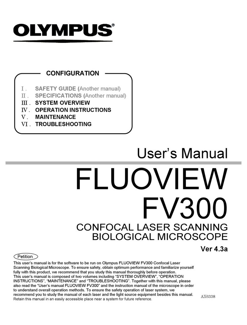 Olympus FLUOVIEW FV300 user manual