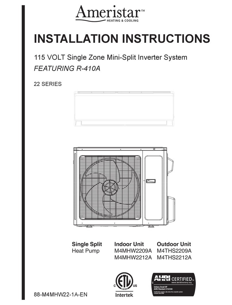 Ameristar M4MHW2209A installation instructions Ameristar M4MHW2209A installation instructions