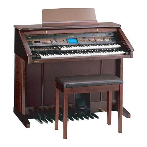 Roland Atelier AT-80SL Operating and maintenance manual