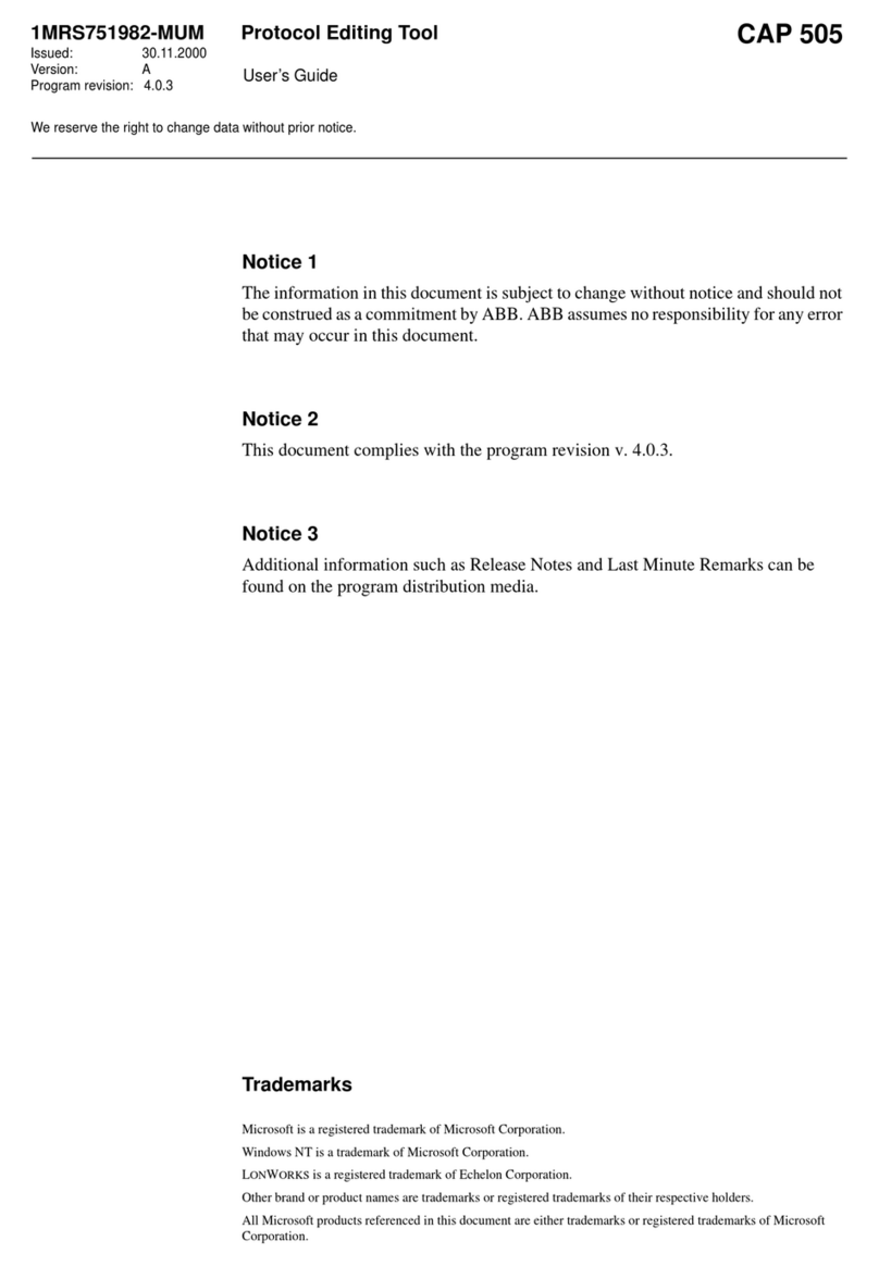 ABB CAP 505 user guide