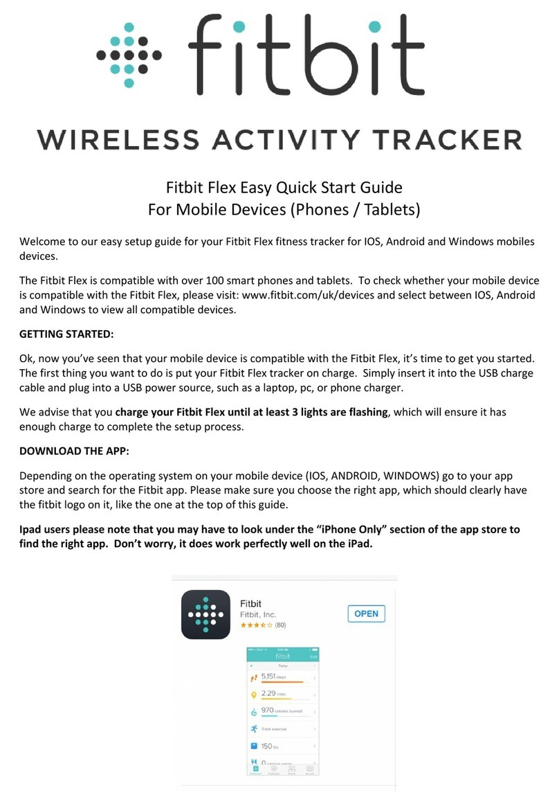 Fitbit Zip Flex User manual Fitbit Zip Flex User manual