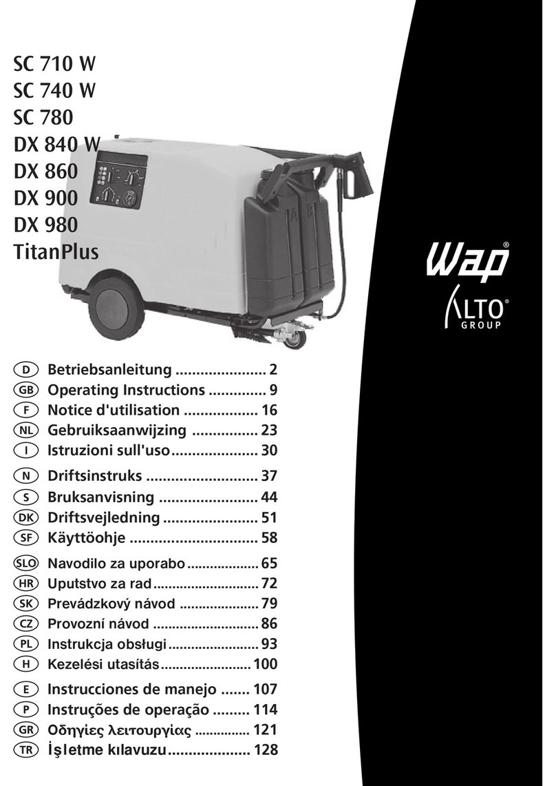 Wap SC 710 W operating instructions