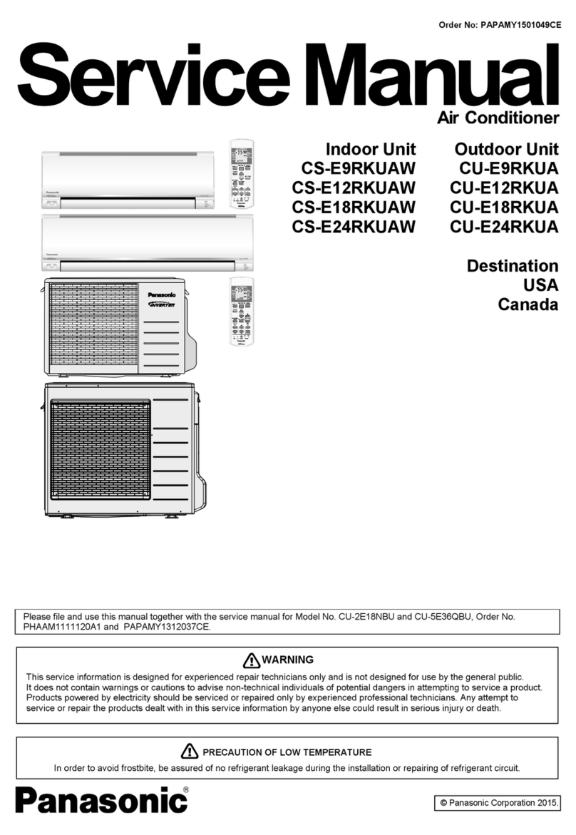 Panasonic CS-E9RKUAW User manual