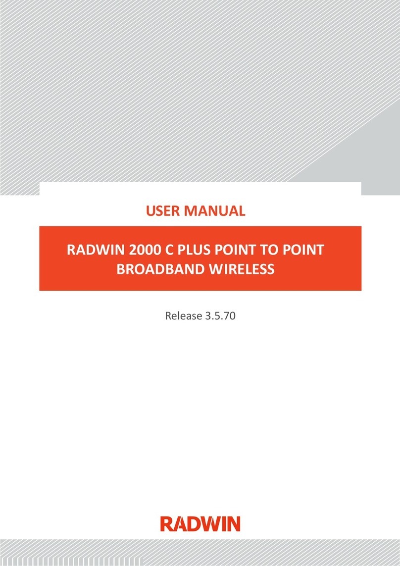 Radwin 2000 C PLUS user manual