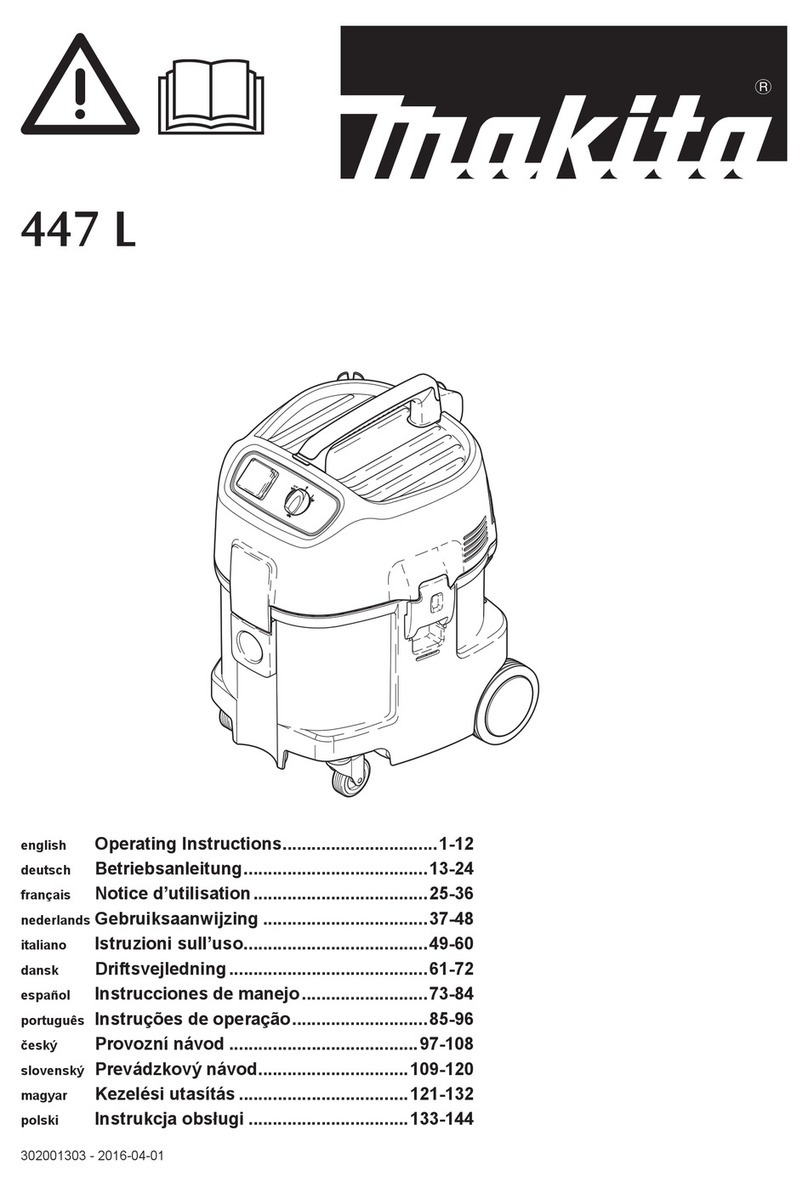 Makita 447 L operating instructions