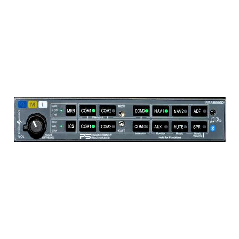 PS Engineering PMA8000D Installation and operator's manual