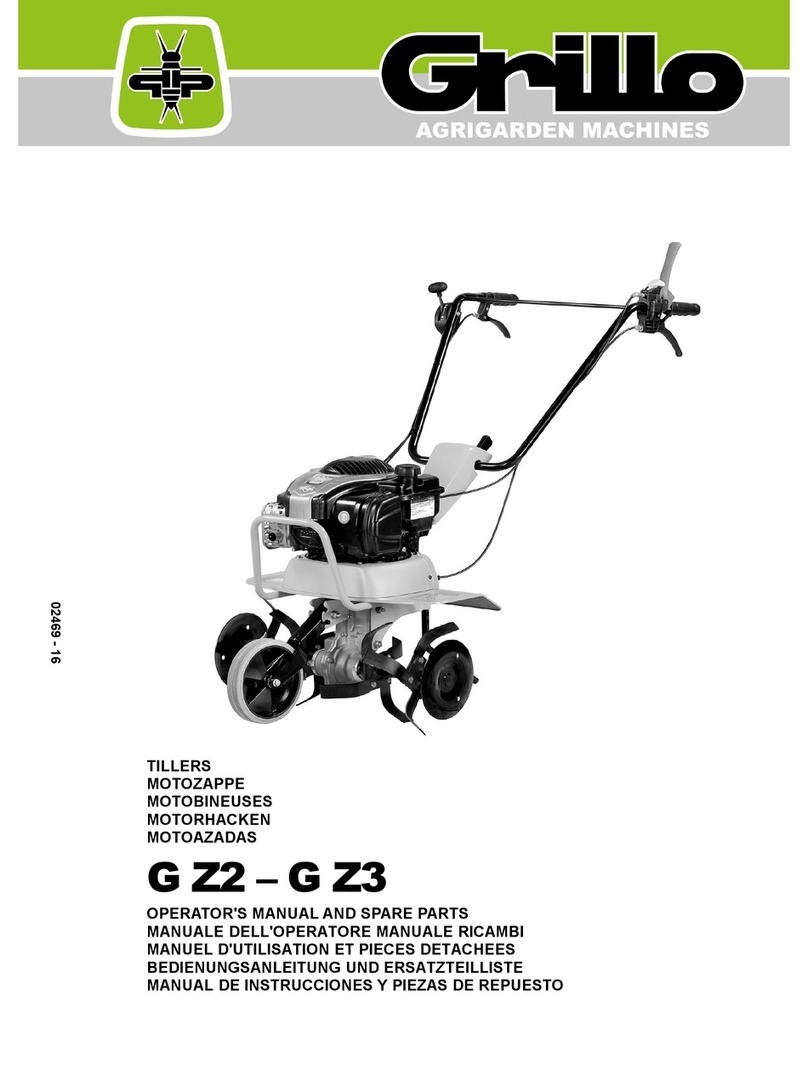 Grillo G Z2 Operator's manual and spare parts list