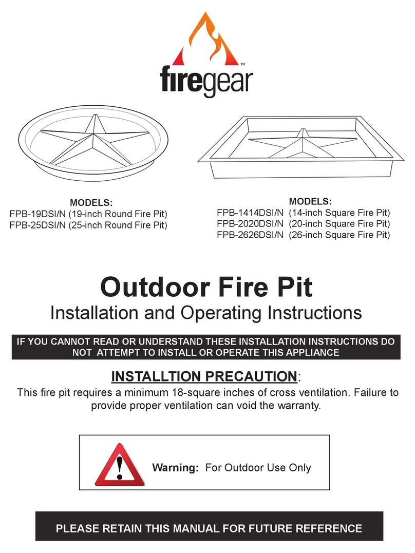 Firegear FPB-19DSI/N User manual