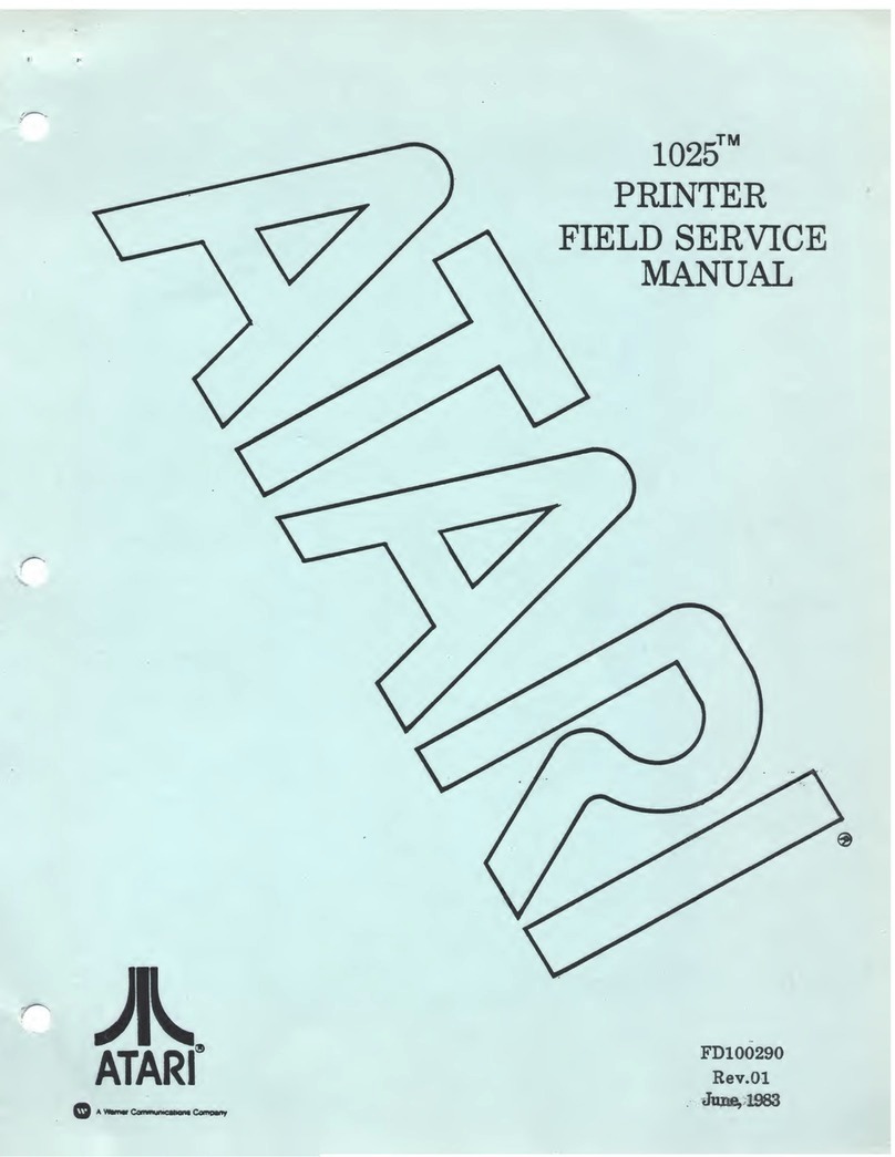 Atari 1025 Quick start guide