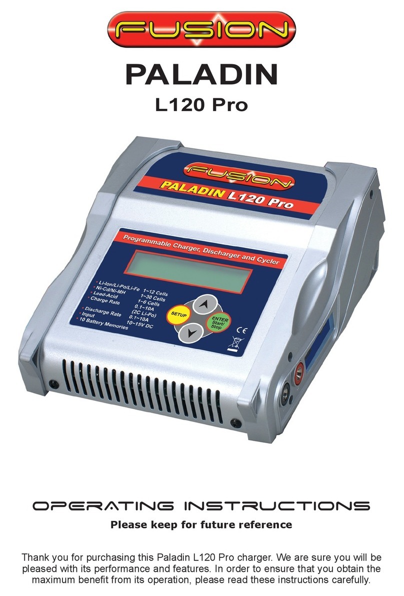 Fusion PALADIN L120 Pro operating instructions