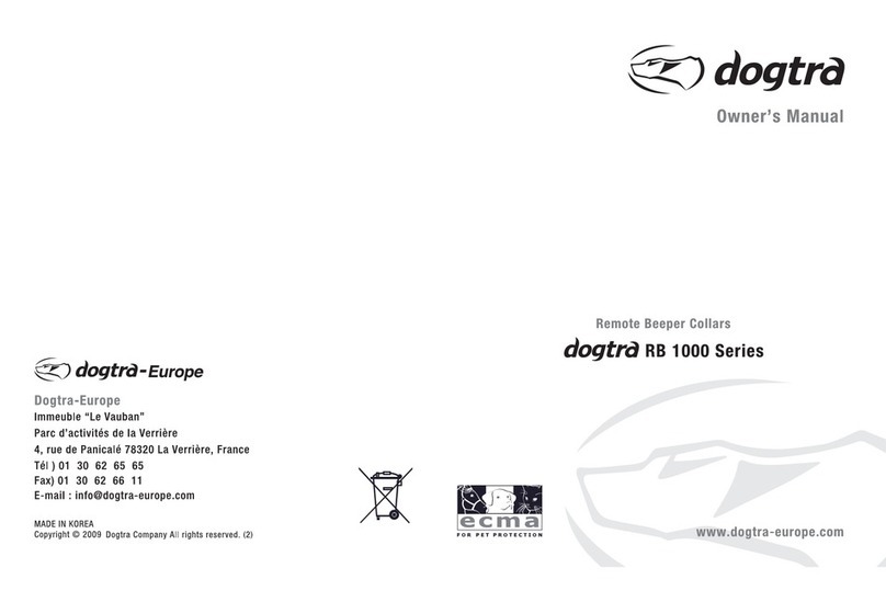 Dogtra RB 1000 Series owner's manual
