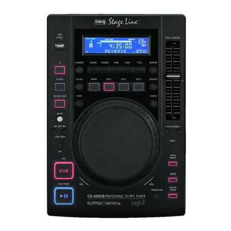 IMG STAGE LINE CD-80USB instruction manual