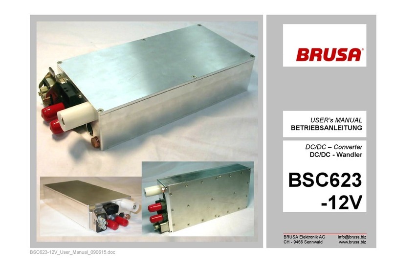 Brusa BSC623 user manual