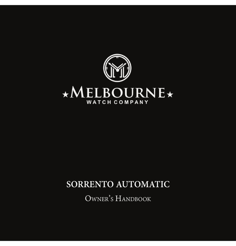 Melbourne SORRENTO AUTOMATIC Owner's handbook Melbourne SORRENTO AUTOMATIC Owner's handbook