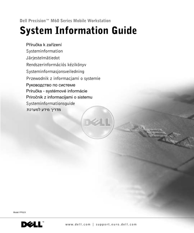 Dell Precision M60 Series Technical manual