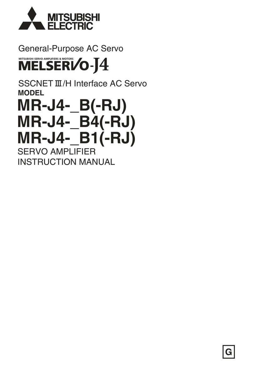 Mitsubishi Electric MELSERVO-J4 series User manual