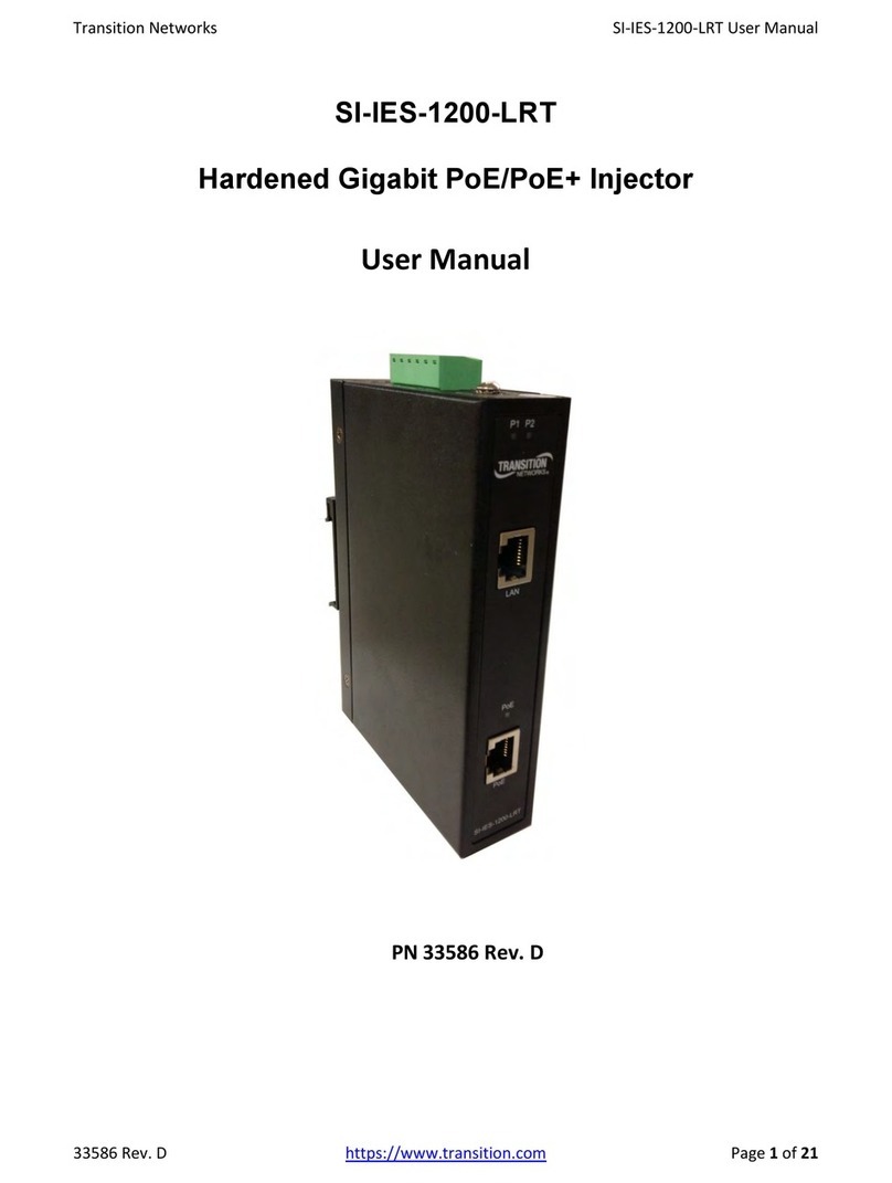 Transition Networks SI-IES-1200-LRT user manual