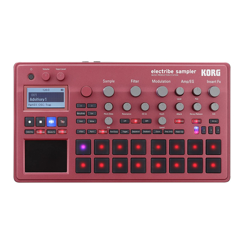 Korg electribe sampler User manual