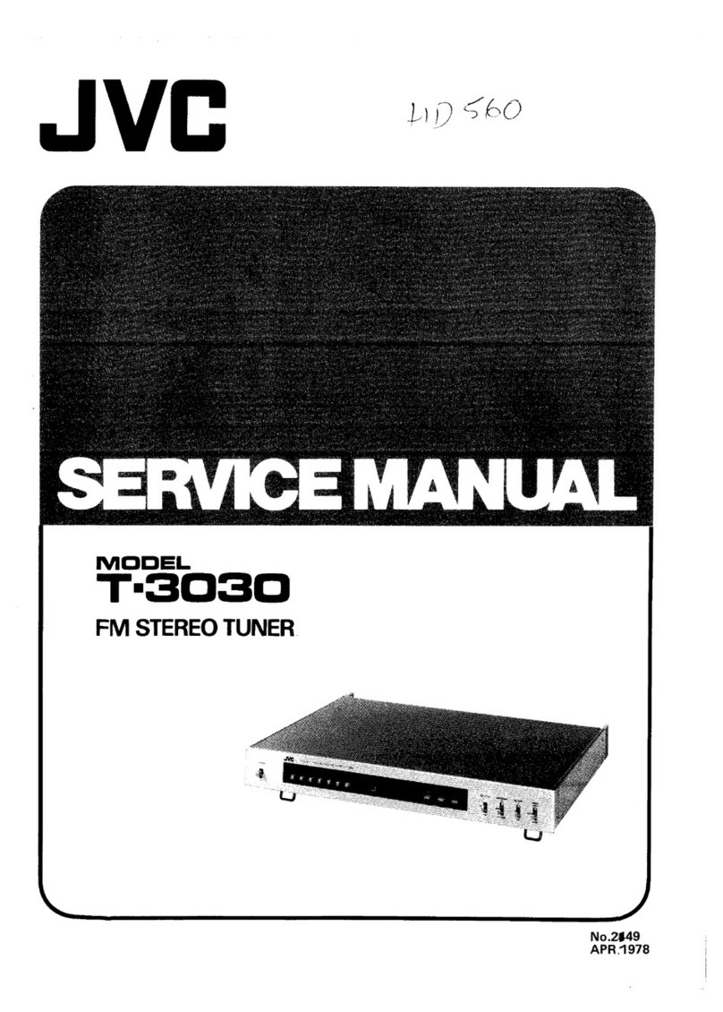 JVC T-3030 User manual