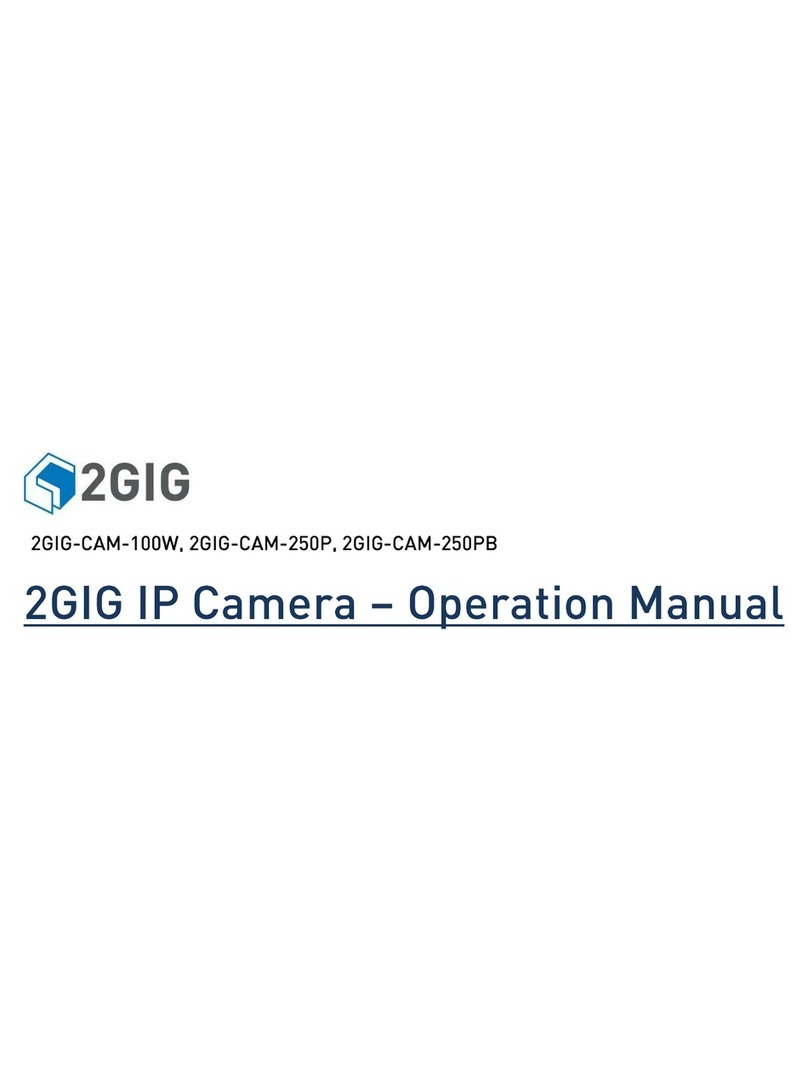 2gig Technologies 2GIG-CAM-100W User manual