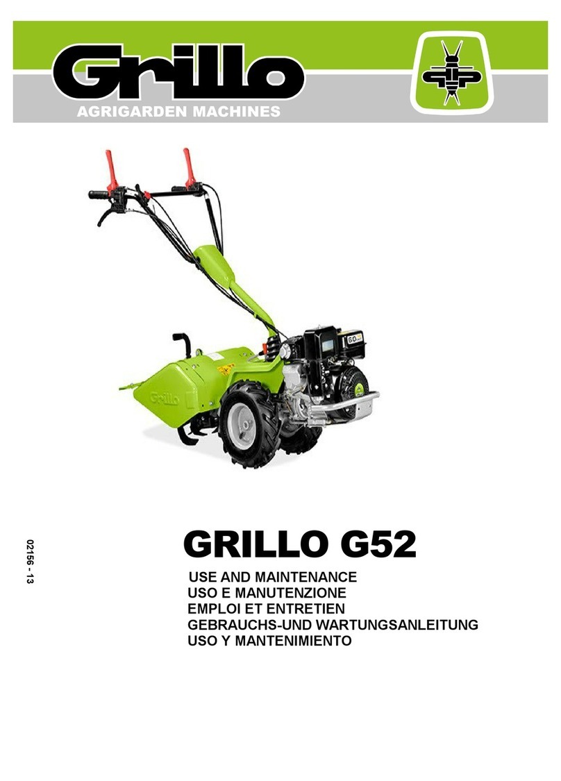Grillo G52 Use and maintenance