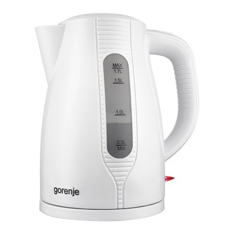 Gorenje K 17 WII instruction manual