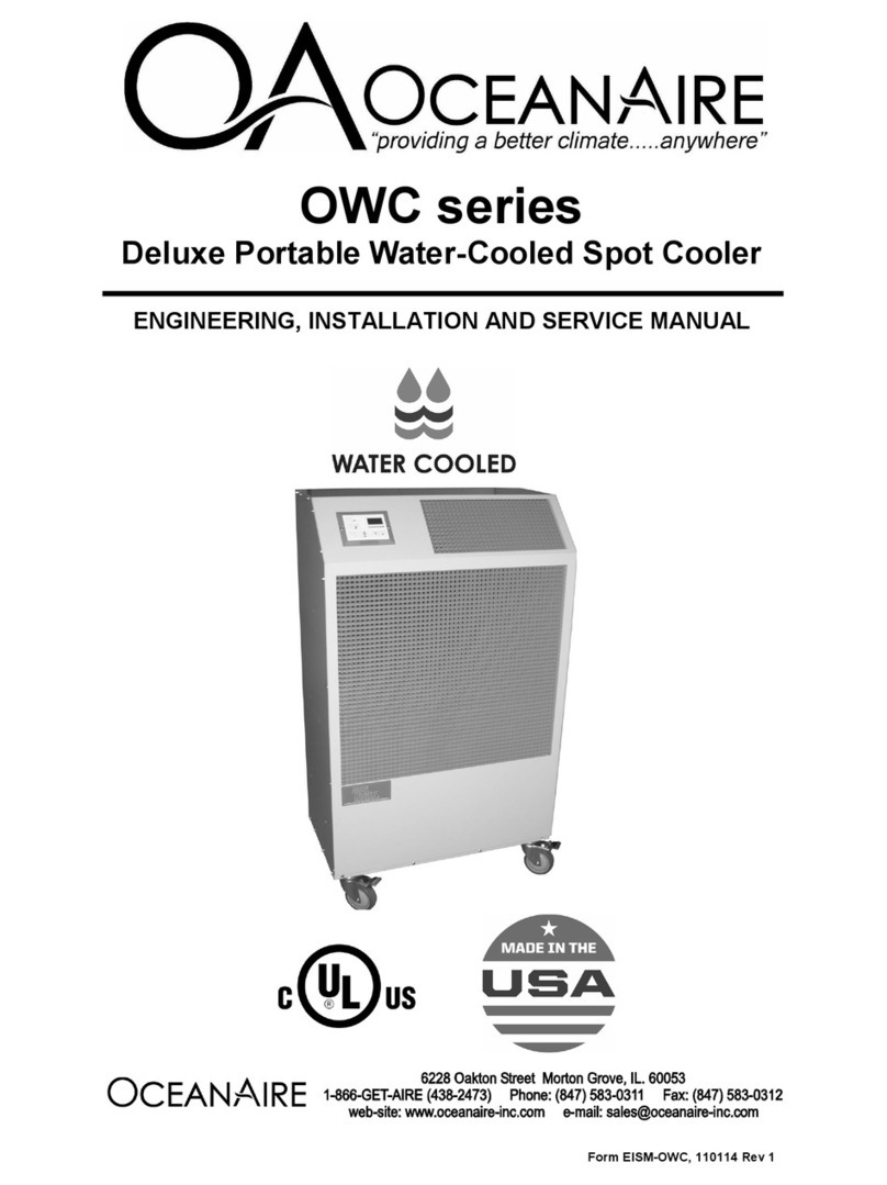 OCEANAIRE OWC series Engineering, installation and service manual OCEANAIRE OWC series Engineering, installation and service manual