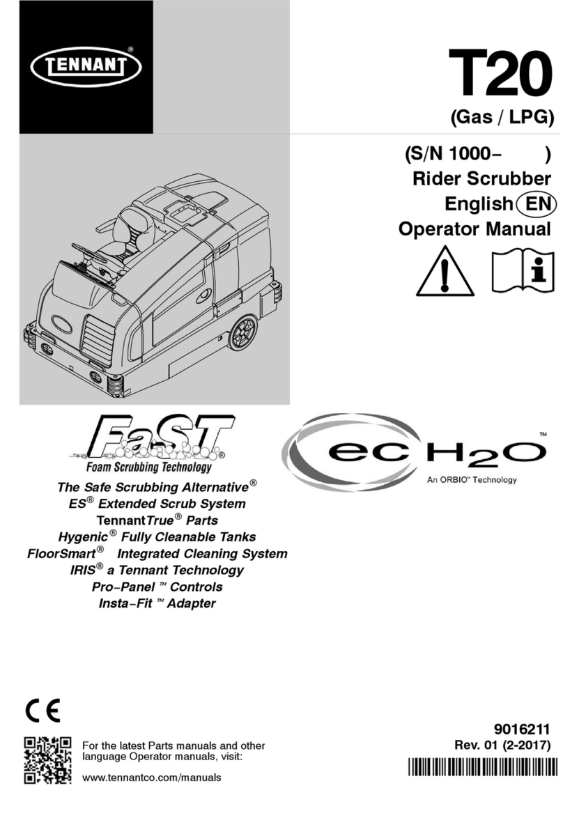 Tennant T20 LPG Operator's manual