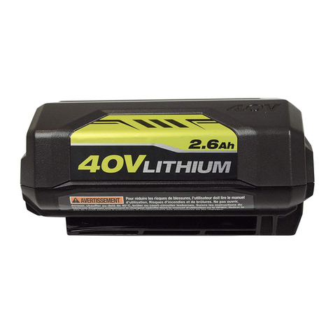 Ryobi OP40261 Operator's manual
