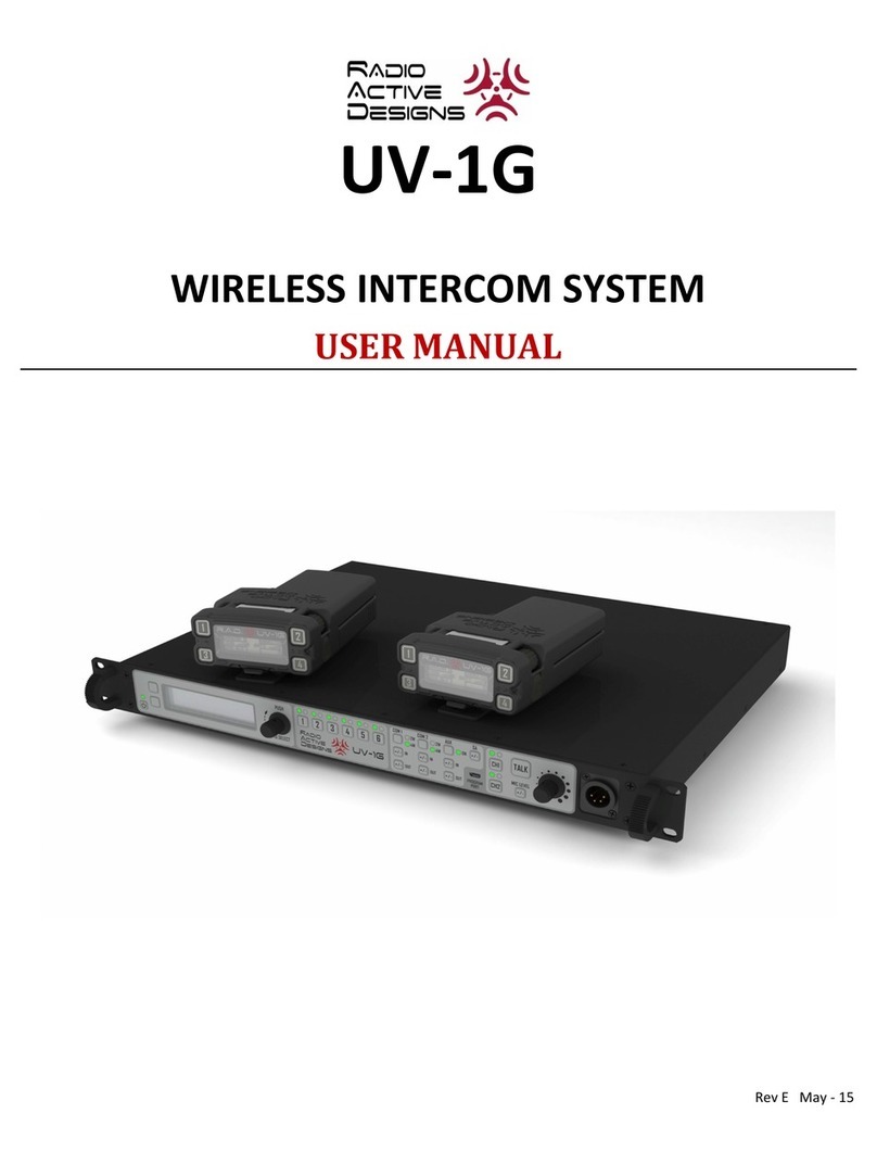 Radio Active Designs UV-1G user manual