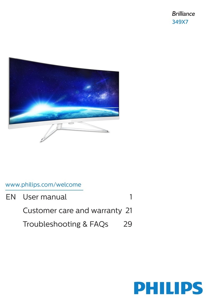 Philips 349X7 User manual