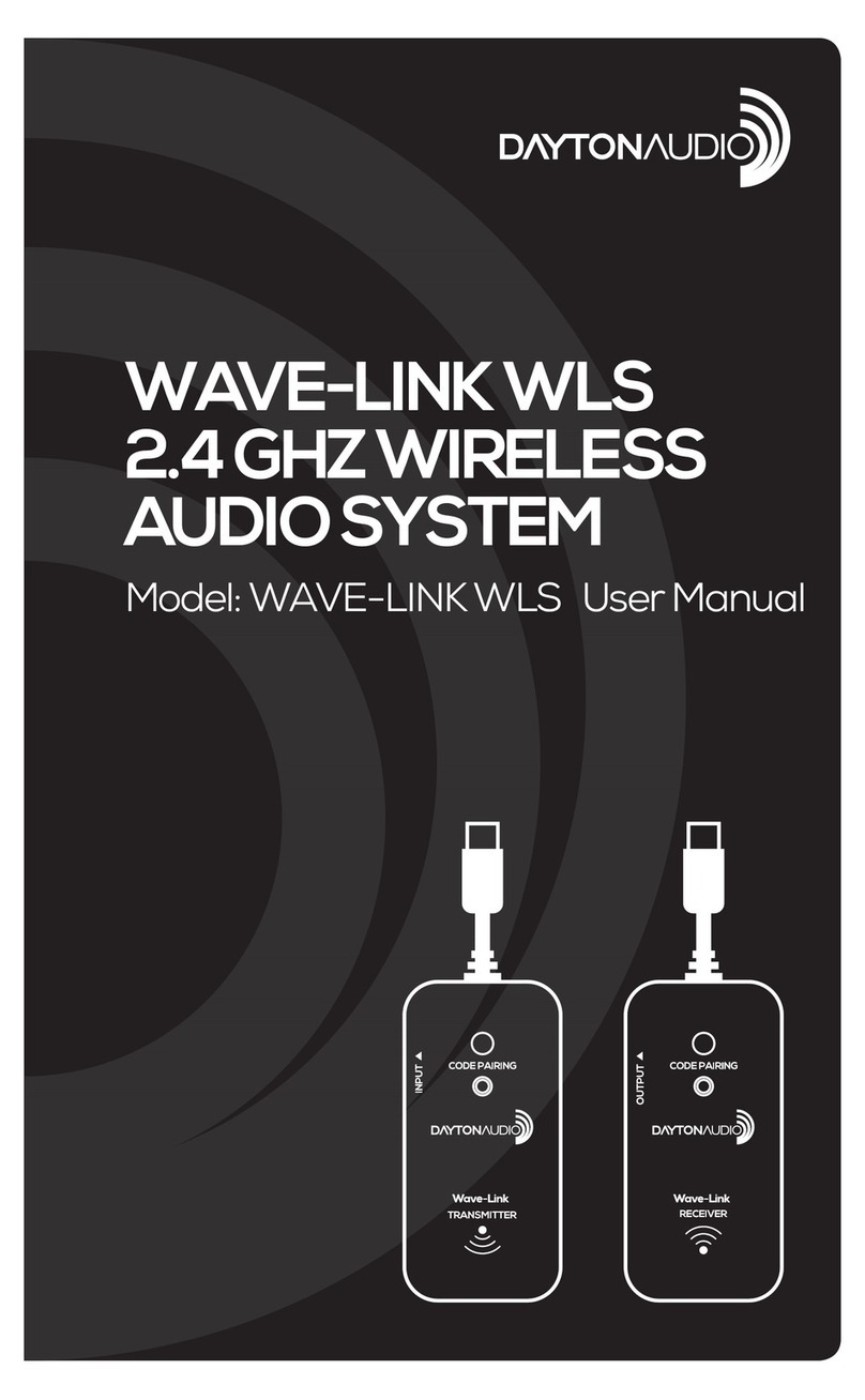 DaytonAudio WAVE-LINK WLS user manual